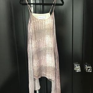 Stylestalker Asymetrical snake print dress